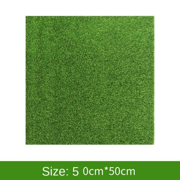 Grass Mat Green Artificial Lawns Turf Carpets Fake Sod Simulation Moss Lawn Turf Fake Green Grass Mat DIY Micro Landscape Hom