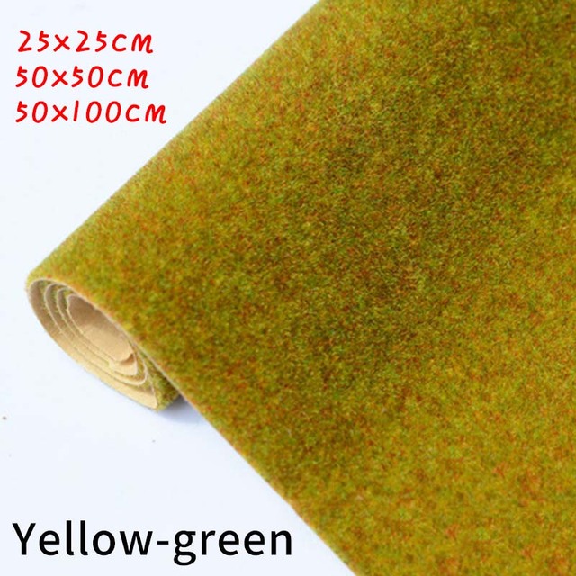 Grass Mat Thin Artificial Lawns Landscape Grass Mat Model Train Not