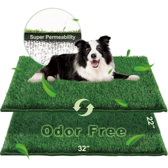 Grass Pee Pads for Dogs Potty, Artificial Grass Patch Odor Free