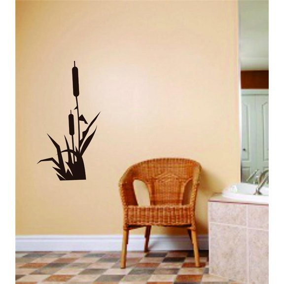 Grass Picture Art Peel & Stick Sticker Vinyl Wall Decal 10 X 20 Inches