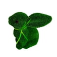 Grass Rabbit Easter Furry Flocked Bunny Rabbit Miniatures Standing Moss