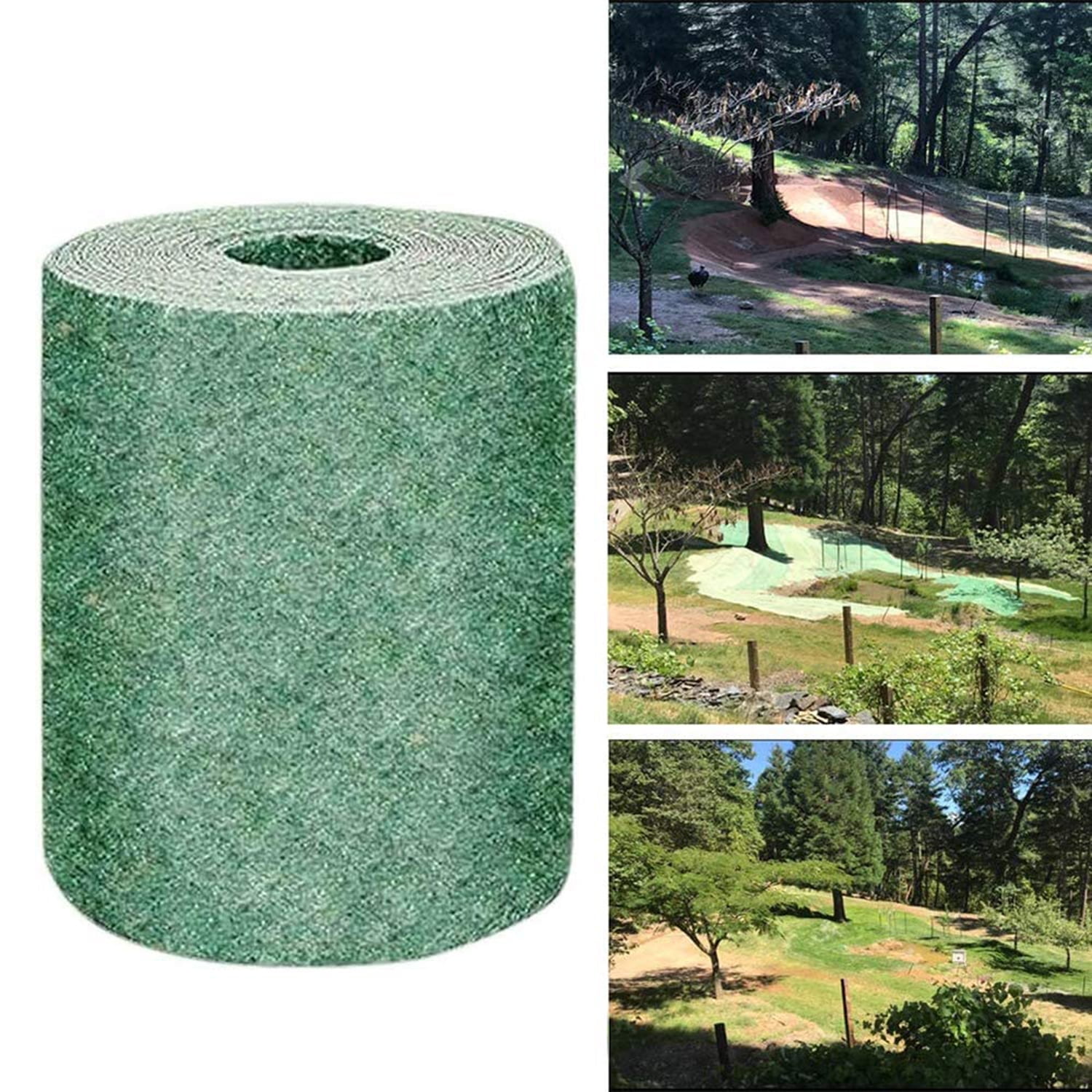 Grass Seed Mat Roll, Biodegradable Grass Seed Cushion, Garden Plant