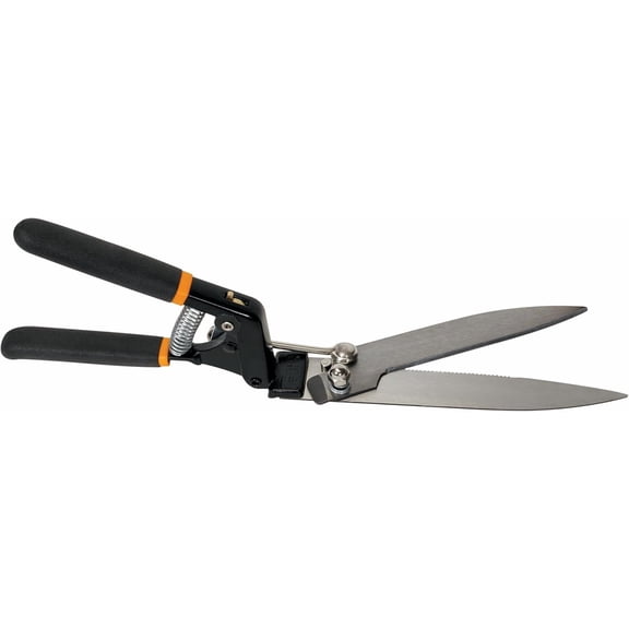 Grass Shears, 5-Inch Serrated Blade Grass Cutter and Garden Shears with Power-Lever Technology Offers More Cutting Power