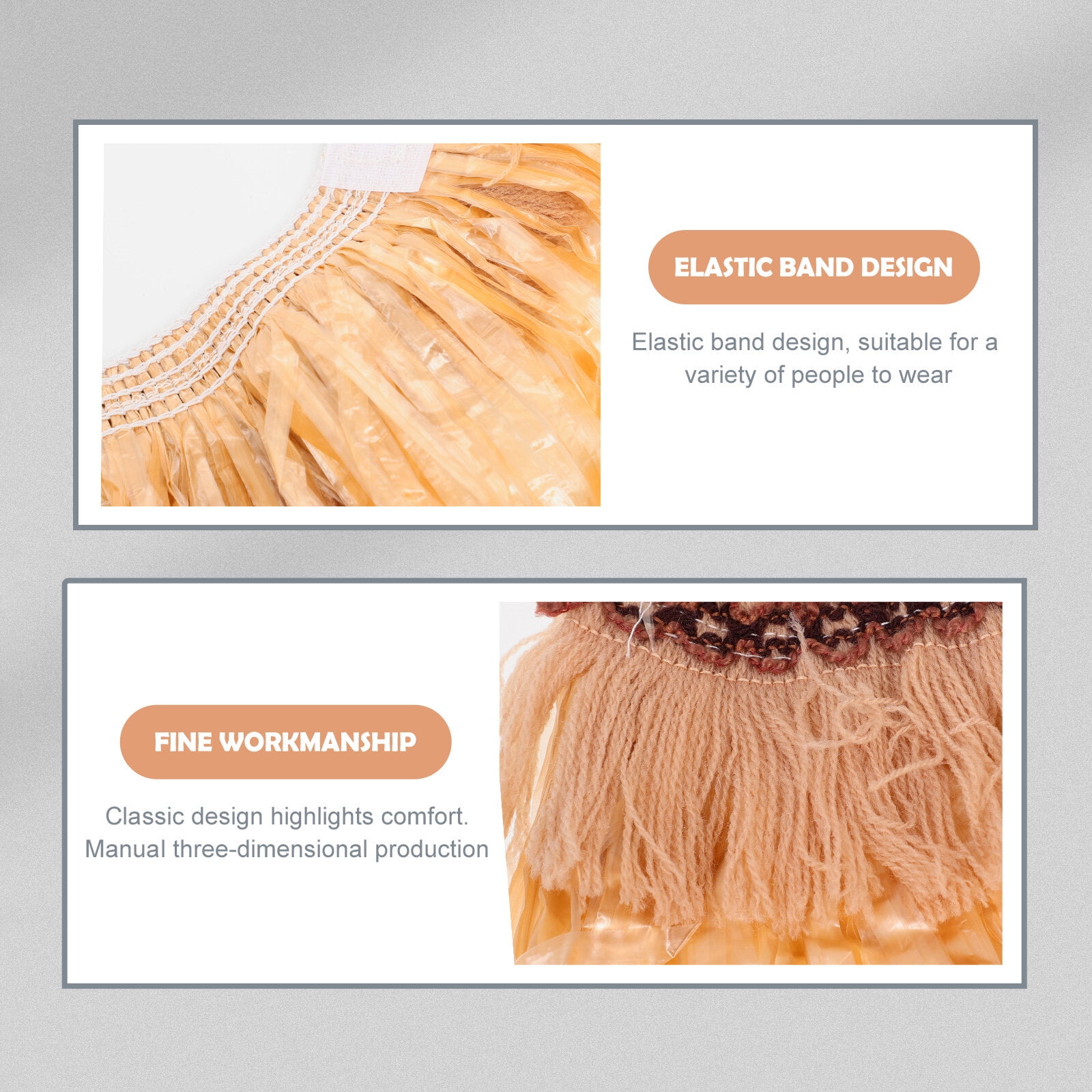 Grass Skirt Hawaiian Luau Skirts Hula Party Costume Tropicalleis Dance