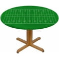 thumbnail image 1 of Grass Textured Round Tablecloth American Football Field Waterproof Oil-Proof Table Cover Table Cloth For Indoor Dining, Outdoor Picnic Parties, Camping ,Fits For Table 40-44" Inches, 1 of 6