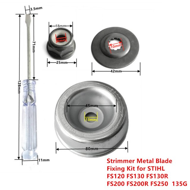 Grass Tray Weeding Wheel for Lawnmower 8/6 inch Steel Wire Grass