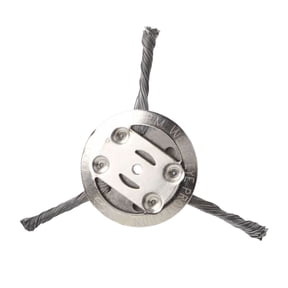 Grass Trimmer Head Universal Wire Trimmer Head Replacement Weed Wacker Attachments Heads for Cordless String Trimmer (3 Cutter)