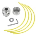 thumbnail image 1 of Grass Trimmer Replacement Parts Trimmer Head for Lawn Mower Aluminum Grass Trimmer Head Lawn Mower Cutting Line Head Grass, 1 of 5