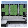 thumbnail image 1 of Grass Wall Panel 20'x20', 9Packs Artificial Greenery Wall Backdrop Faux Fence Privacy Screen Fake Hedge Topiary Boxwood Décor for Indoor Outdoor, Dark Green, 1 of 8