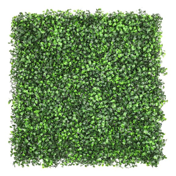 Grass Wall Panel 20'x20', 9Packs Artificial Greenery Wall Backdrop Faux Fence Privacy Screen Fake Hedge Topiary Boxwood Décor for Indoor Outdoor, Milan