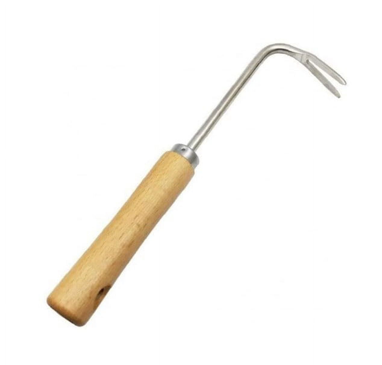  Grass Weeding Hook Root Remover Wood-Handled Bonsai Hook for Stubborn  Grass Garden Plant Weeding Tool Loose Soil V-Hook Dead Grass Remover Tool  Machine Long Handle V-Shaped Design : Patio, Lawn
