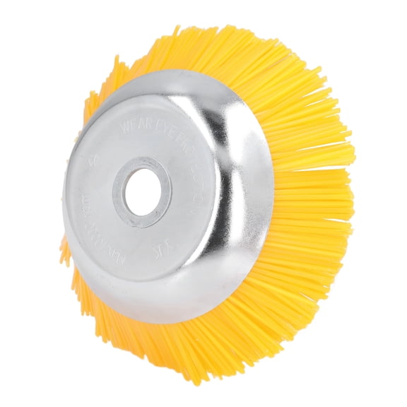 Grass Weeding Wheel, 25mm Wheel Brush Trimmer, High Hardness Nylon Manganese Steel Wire Trimmer, Lawn Mower Parts garden, for Courtyard Garden, Parking Lot