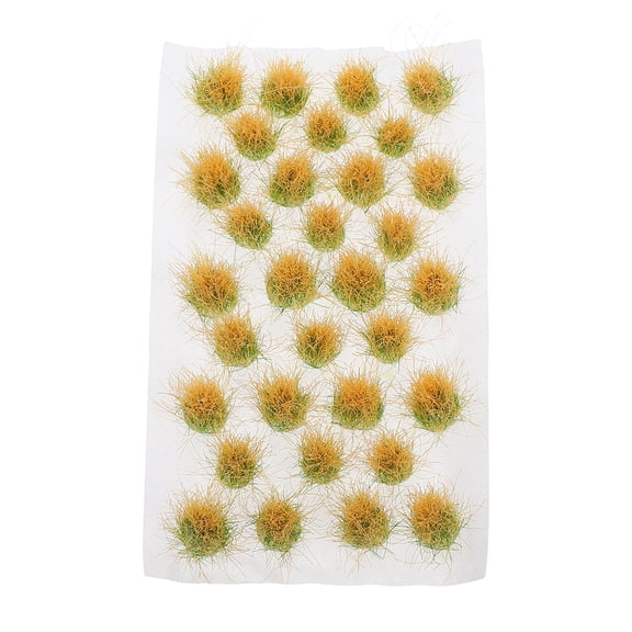Grass for Crafts Mat Model Trains Sand Table Turf Artificial Models Khaki