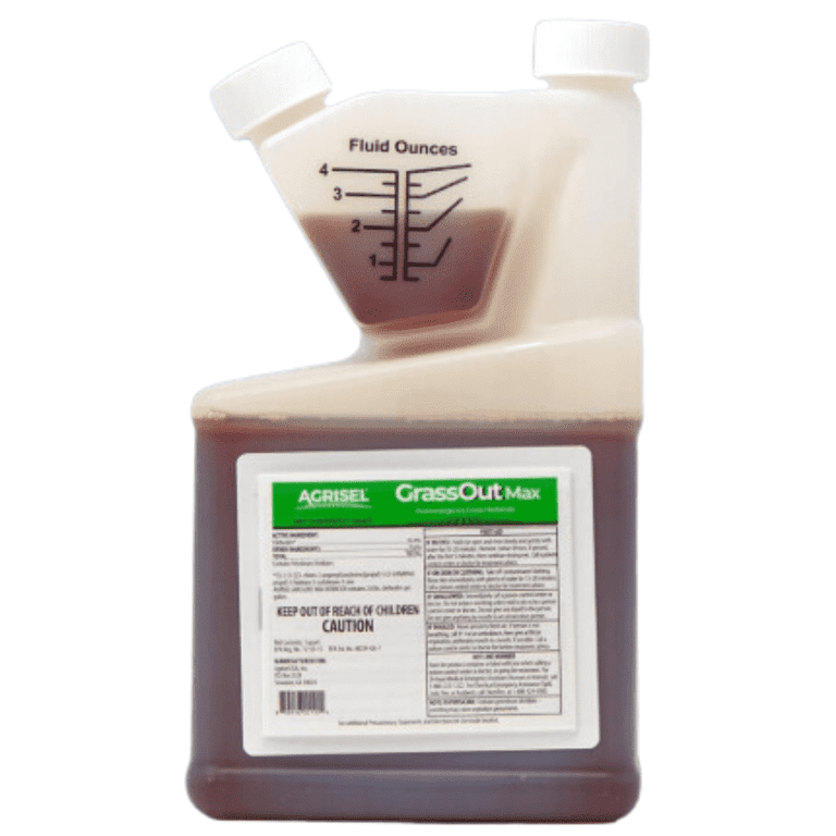 Grassout Max Weed Killer Kills 50+ Grassy Weeds, Safe for Plants & Pets, Easy Large-Area Application (32 oz)