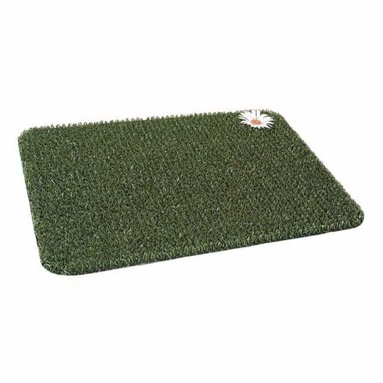 Clean Machine Outdoor Boot Scraper Door Mat with Genuine Astroturf