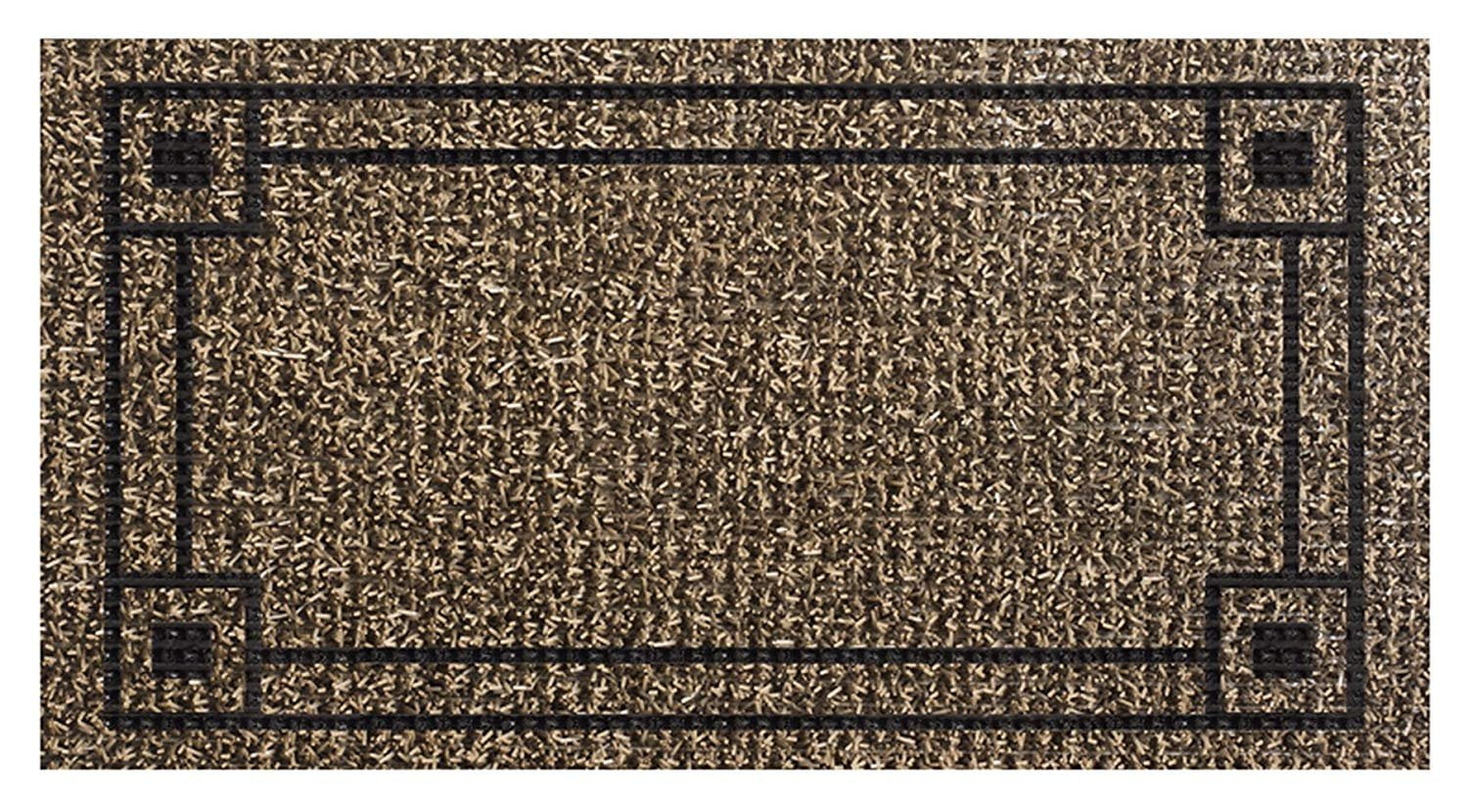 GrassWorx Clean Machine Metro Doormat, 18" x 30", Sandbar 10374042