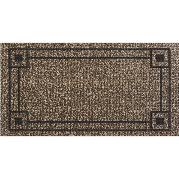 GrassWorx 10374042 Sandbar 18 In. x 30 In. AstroTurf Metro Style Door Mat