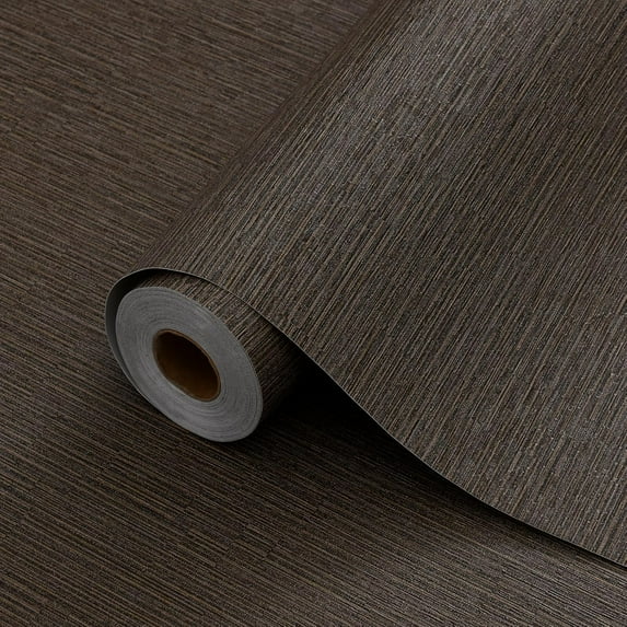 Grasscloth Peel and Stick Wallpaper 20.8"x394" Cream Thick Fabric Textured Linen Classic Faux Grassweave Neutral Removable Wallpaper Vinyl Film Roll for Home Use(Caramel, 20.8"x394")
