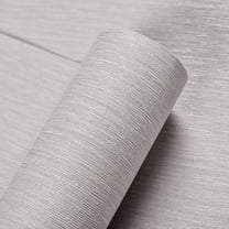 Grasscloth Wallpaper Peel and Stick 20.9in X 393in Fabric Contact Paper Wall Paper Textured Wallpaper Vertical Stripes Look Self-Adhesive Thick Vinyl Embossed Film