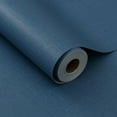 thumbnail image 1 of Grasscloth Wallpaper Textured 20.8"x394" (Blue, 20.8"x394"), 1 of 17