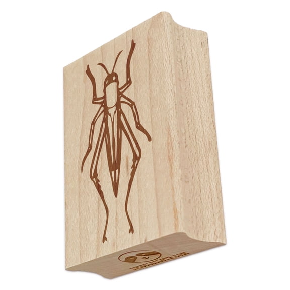 Grasshopper Bug Insect Locust Rectangle Rubber Stamp Stamping Scrapbooking Crafting - Large 2.5in