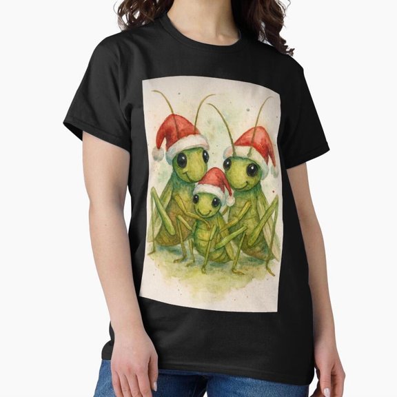 Grasshopper Christmas With A Funny Insect And A Holiday Vibe G20863 Unisex T-Shirt, Up to Size 5XL