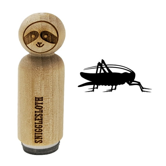 Grasshopper Insect Solid Rubber Stamp for Scrapbooking Crafting Stamping - Mini 1/2 Inch
