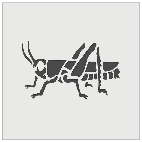 Grasshopper Locust Insect Bug DIY Cookie Wall Craft Stencil - 3.5 Inch