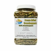 Grasshoppers - Freeze Dried Grasshoppers, Freeze Dried Gourmet Mix Included Large Jar 7oz