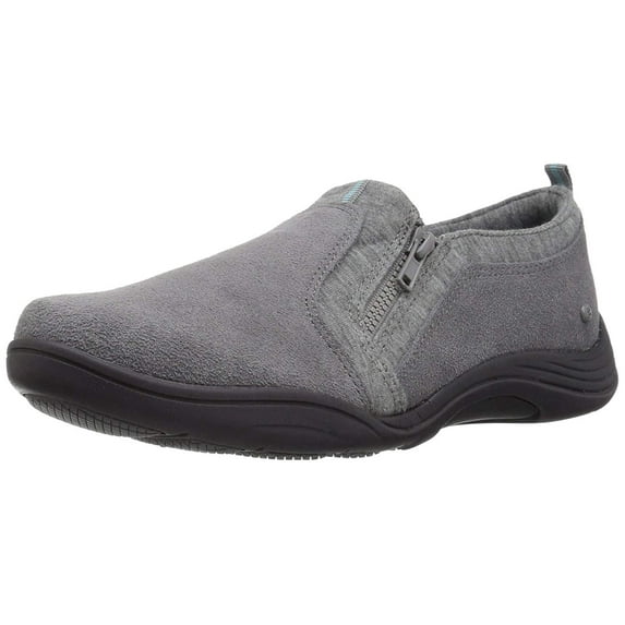 Grasshoppers Women's Elite Zip Suede Fashion Sneaker,Steel Gray,7 M US