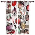 thumbnail image 1 of Patio Curtain Red Brick Retro Indoor Living Room Bedroom Kitchen Outdoor Drape For Porch Gazebo Pergola Canopy Beach, 1 of 7