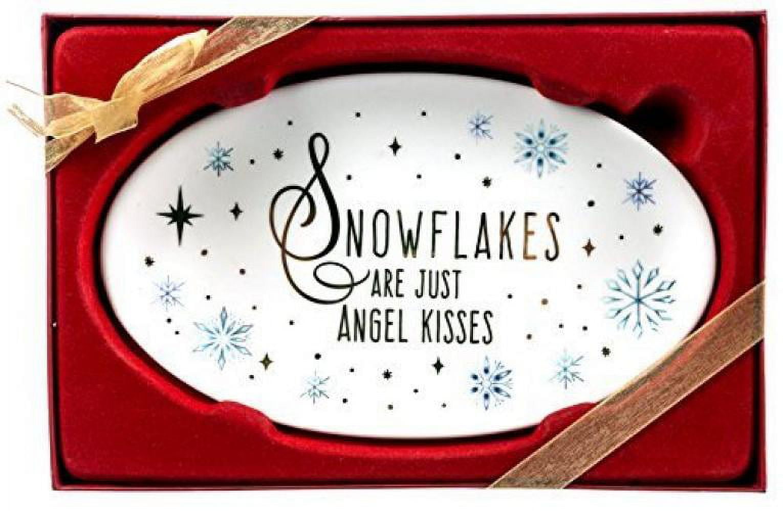 Grasslands Road Holiday ImpressionsTrinket Dish Snoflakes are Just