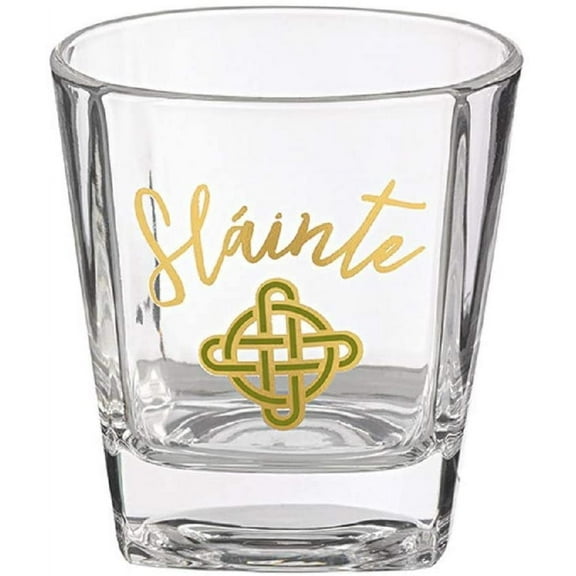 Grasslands Road Slainte Whiskey Glasses Set of 2