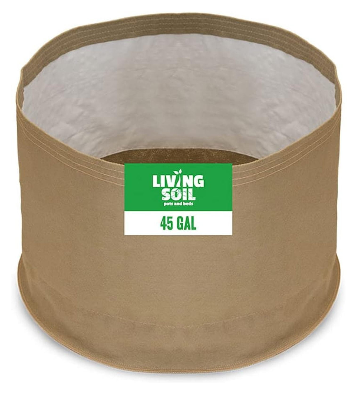 Grassroots Fabric Pot 5 Pack Grow Bag for Plants Indoors Living