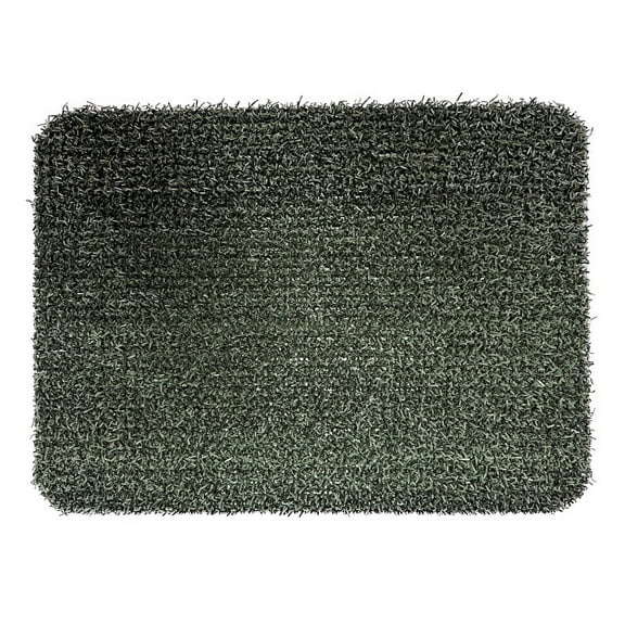 Grassworx 10372027 Door Mat, 24 in L, 18 in W, Rectangular, Forest Green
