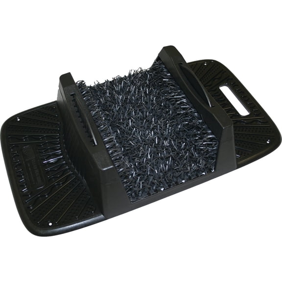 Grassworx Clean Machine Astroturf Boot and Shoe Scraper - Black - 10 in x 17.5 in