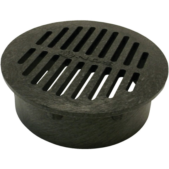 NDS Grate Round 6" Black — Residential Use, Standard Application