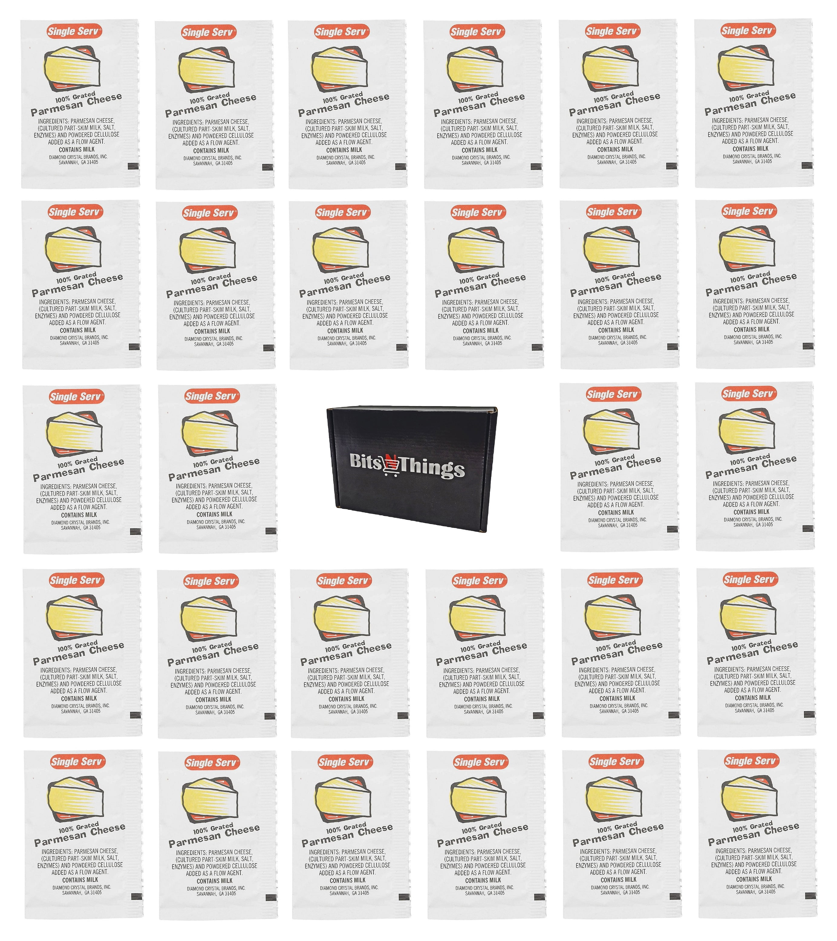 Grated Parmesan Cheese Packets 100 Count