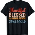 thumbnail image 1 of Grateful Blessed Mashed Potato Obsessed Potato T-Shirt, 1 of 4