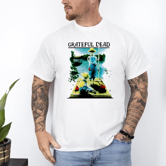 Grateful Dead 1995 Spring Mark Twain Huckleberry Finn T Shirt Jerry Garcia Band V1130195, for men & women, up to size 5XL