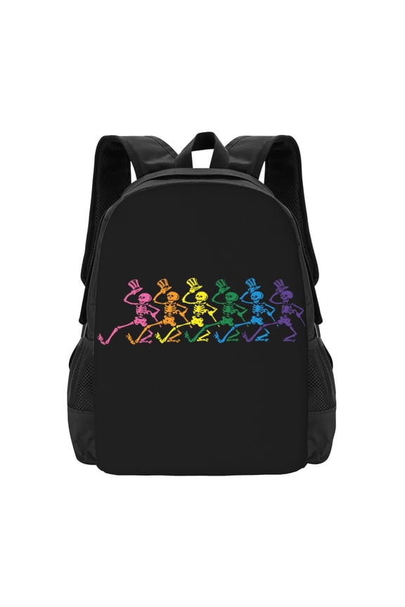 Grateful Dead Backpack Fashion Travel Backpack Laptop Backpack 16ch Simple And Large Capacity