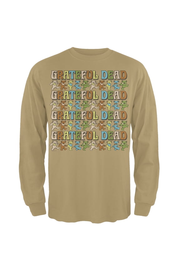 - Bears Repeat Long Sleeve T-Shirt - Small