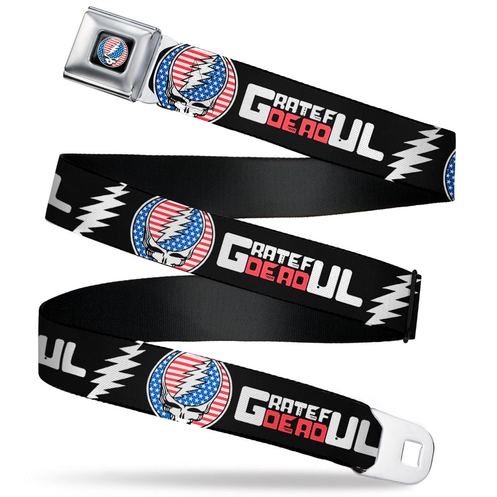Grateful Dead - Dancing Skeletons Seatbelt Buckle Belt