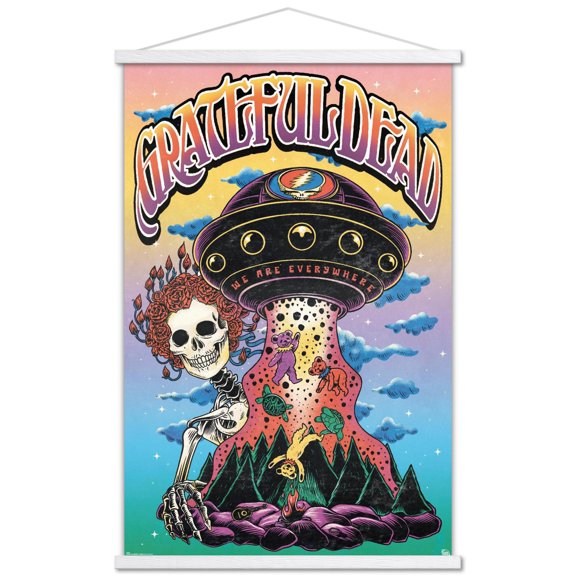 Grateful Dead - Bertha UFO Wall Poster with Magnetic Frame, 22.375" x 34"