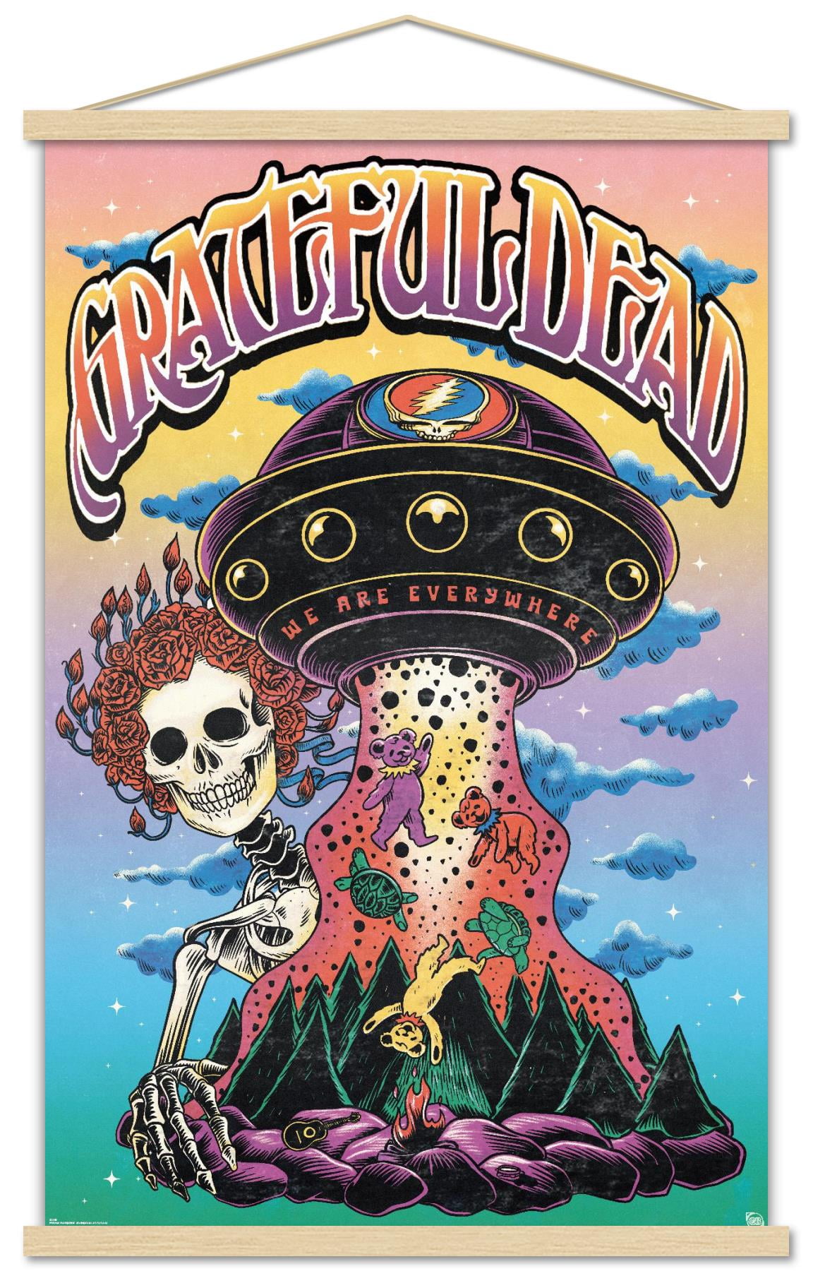 Grateful Dead - Bertha UFO Wall Poster with Magnetic Frame, 22.375