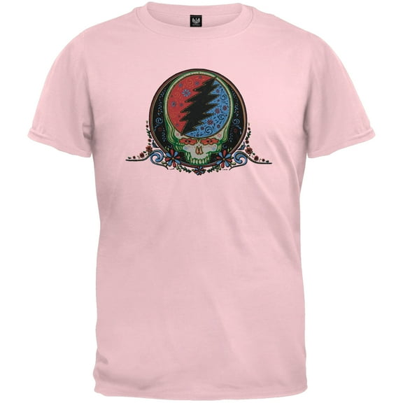 Grateful Dead Boys Calaveras Pink Short Sleeve T Shirt