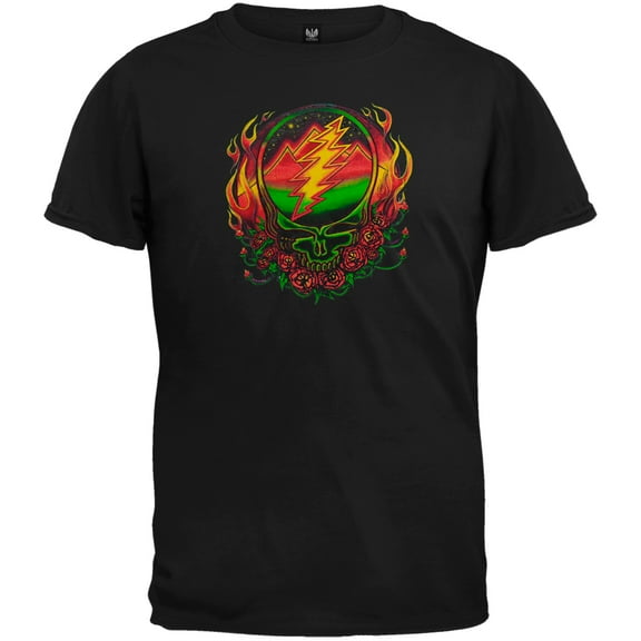 Grateful Dead Boys Scarlet Fire SYF Black Short Sleeve T Shirt