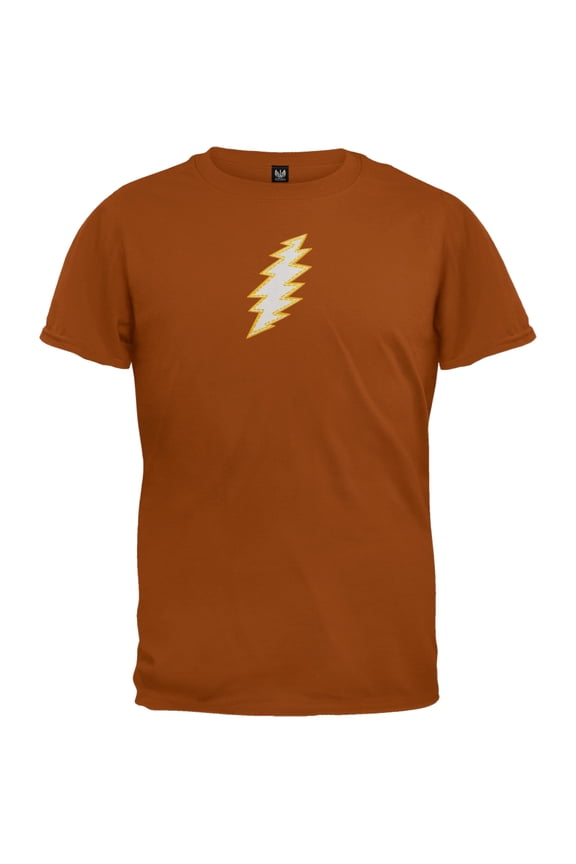 Boys Stitched Bolt Rust Short Sleeve T Shirt