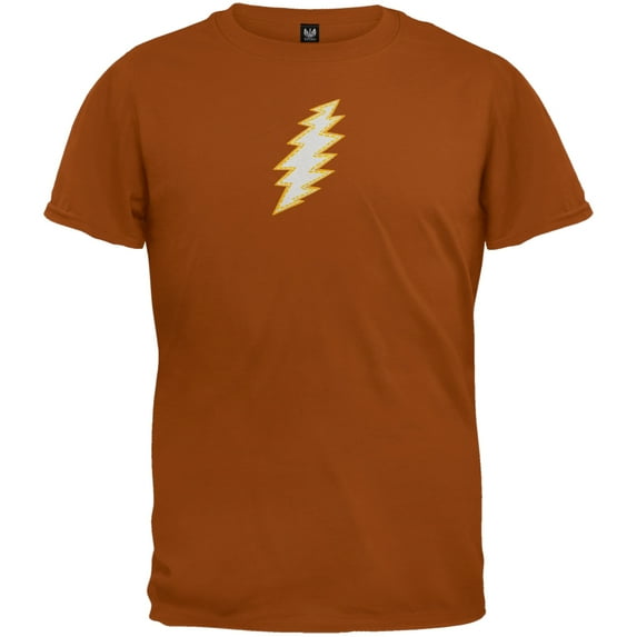 Grateful Dead Boys Stitched Bolt Rust Short Sleeve T Shirt