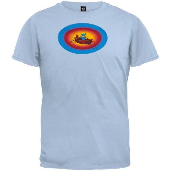 Grateful Dead Boys Terrapin & Bear Dinghy Light Blue Short Sleeve T Shirt